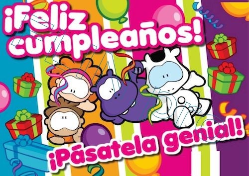 flin pro e tarjeta feliz cumpleanos 1