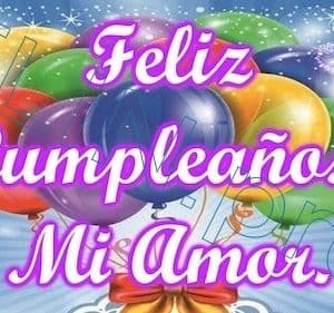 e-Tarjeta: Feliz cumpleaños mi amor