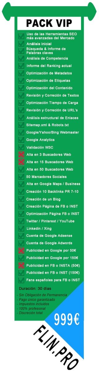 Paquetes de SEO posicionamiento web - comprar online - contratar en línea
