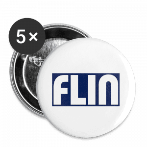FLIN Buttons small 1''/25 mm (5-pack)