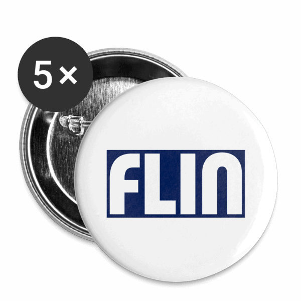 FLIN Buttons small 1''/25 mm (5-pack)