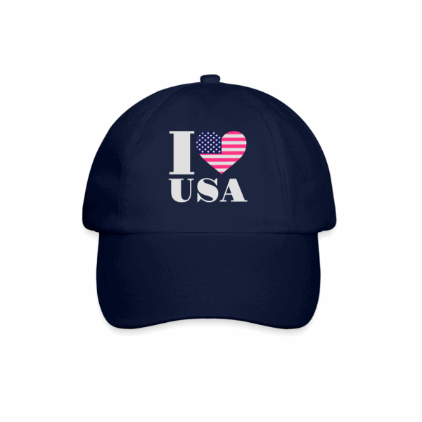 I LOVE USA Baseball Cap